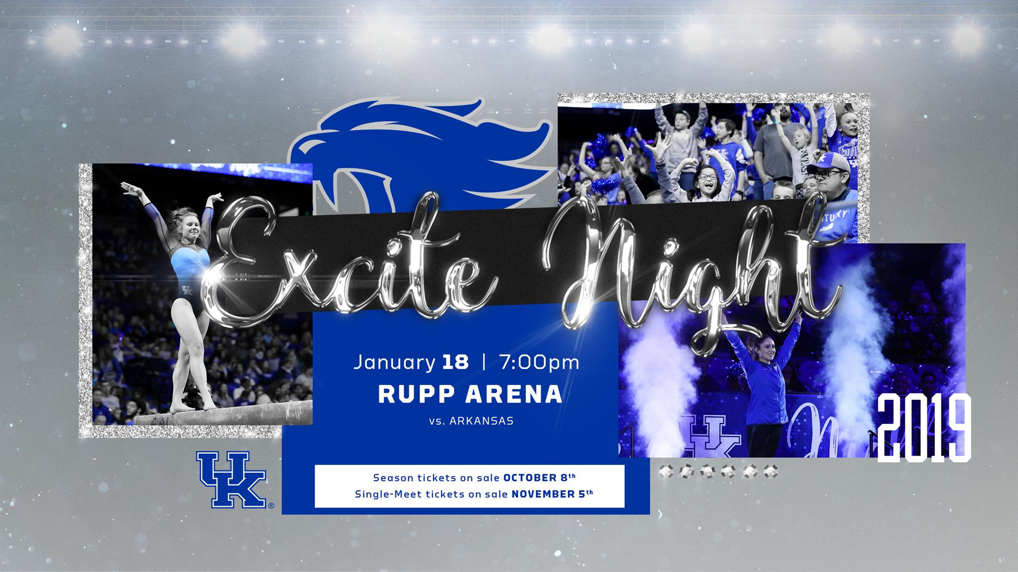 Kentucky Gymnastics Excite Night to be Held in Rupp Arena