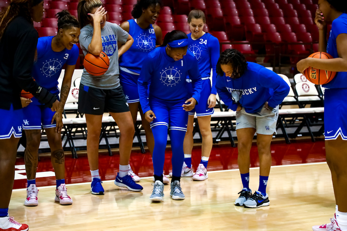The Griddy.

Kentucky at Alabama shootaround.

Photo by Eddie Justice | UK Athletics