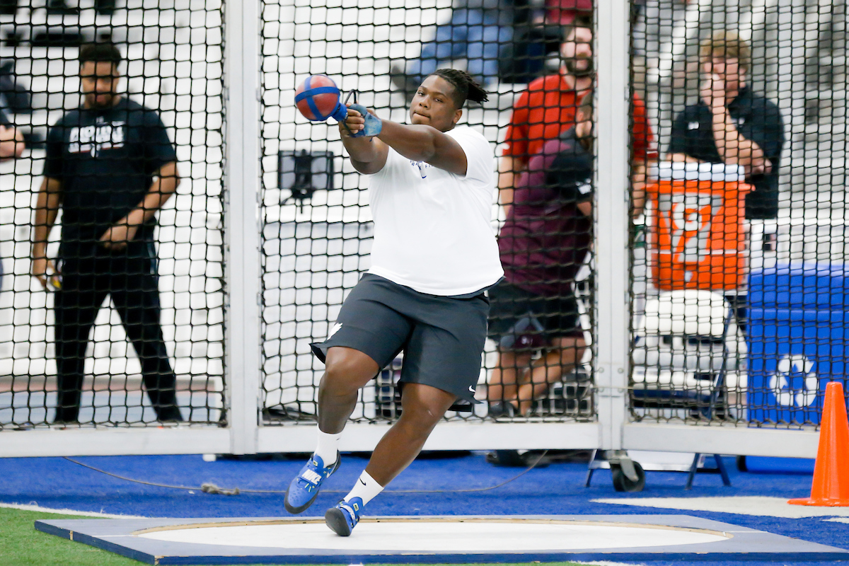 Charles Lenford Jr.

Day One of Jim Greene Invitational.

Photo by Isaac Janssen | UK Athletics
