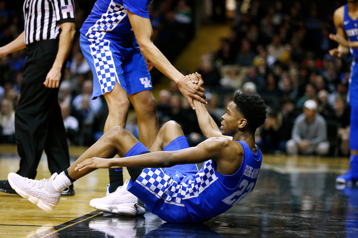 Shai Gilgeous-Alexander.

The University of Kentucky men's basketball team beat Vanderbilt 74-67 at Memorial Gymnasium in Nashville, TN., on Saturday, January 13, 2018.

Photo by Chet White | UK Athletics