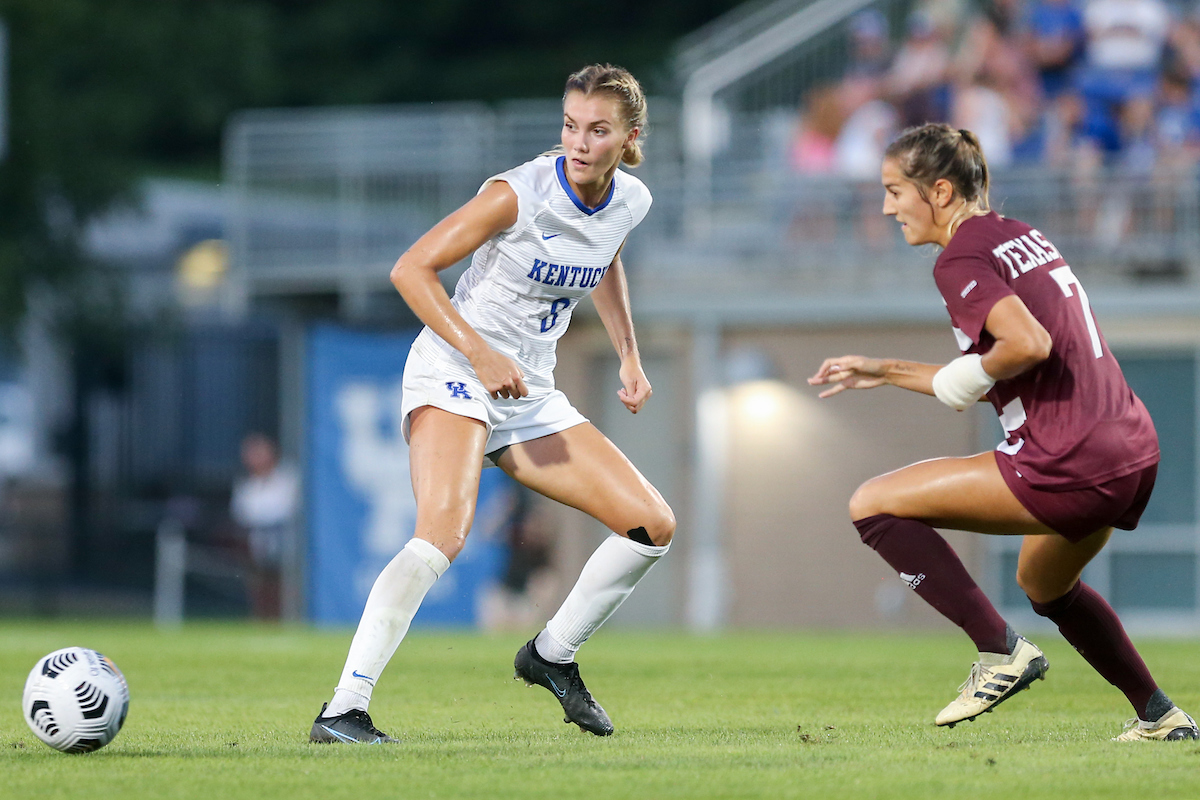 Hannah Richardson.

Kentucky loses to Texas A&M 3 - 0.

Photo by Sarah Caputi | UK Athletics