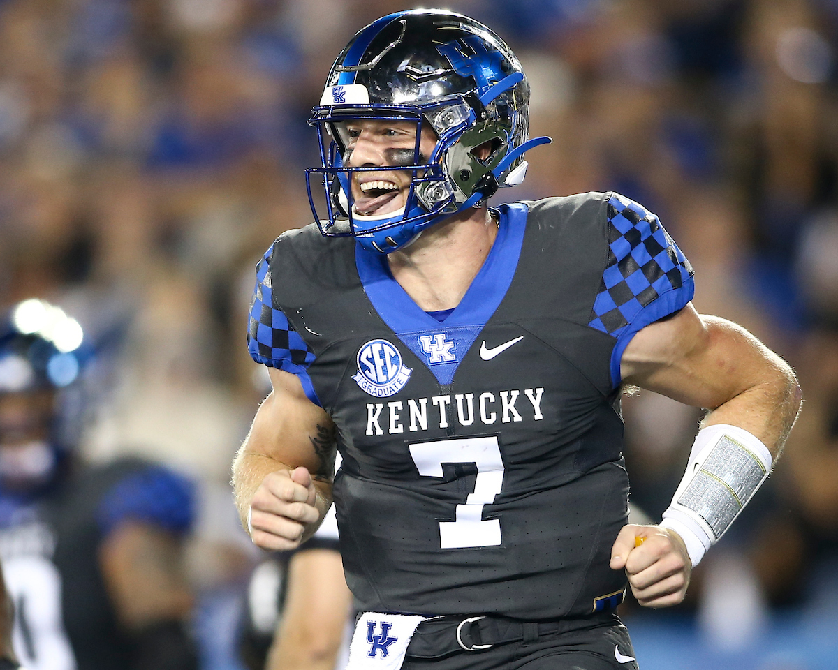 Will Levis.

UK beat LSU 42-21.

Photo by Grace Bradley | UK Athletics