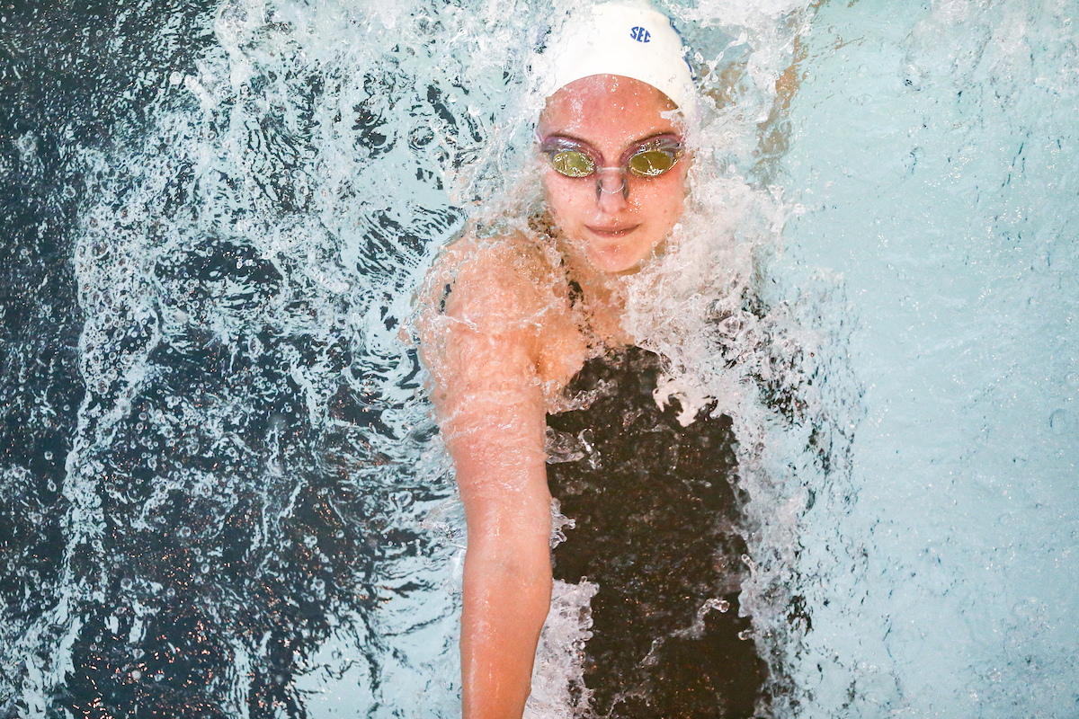 2020-21 Swim/Dive Blue/White match.

Photo by Eddie Justice | UK Athletics