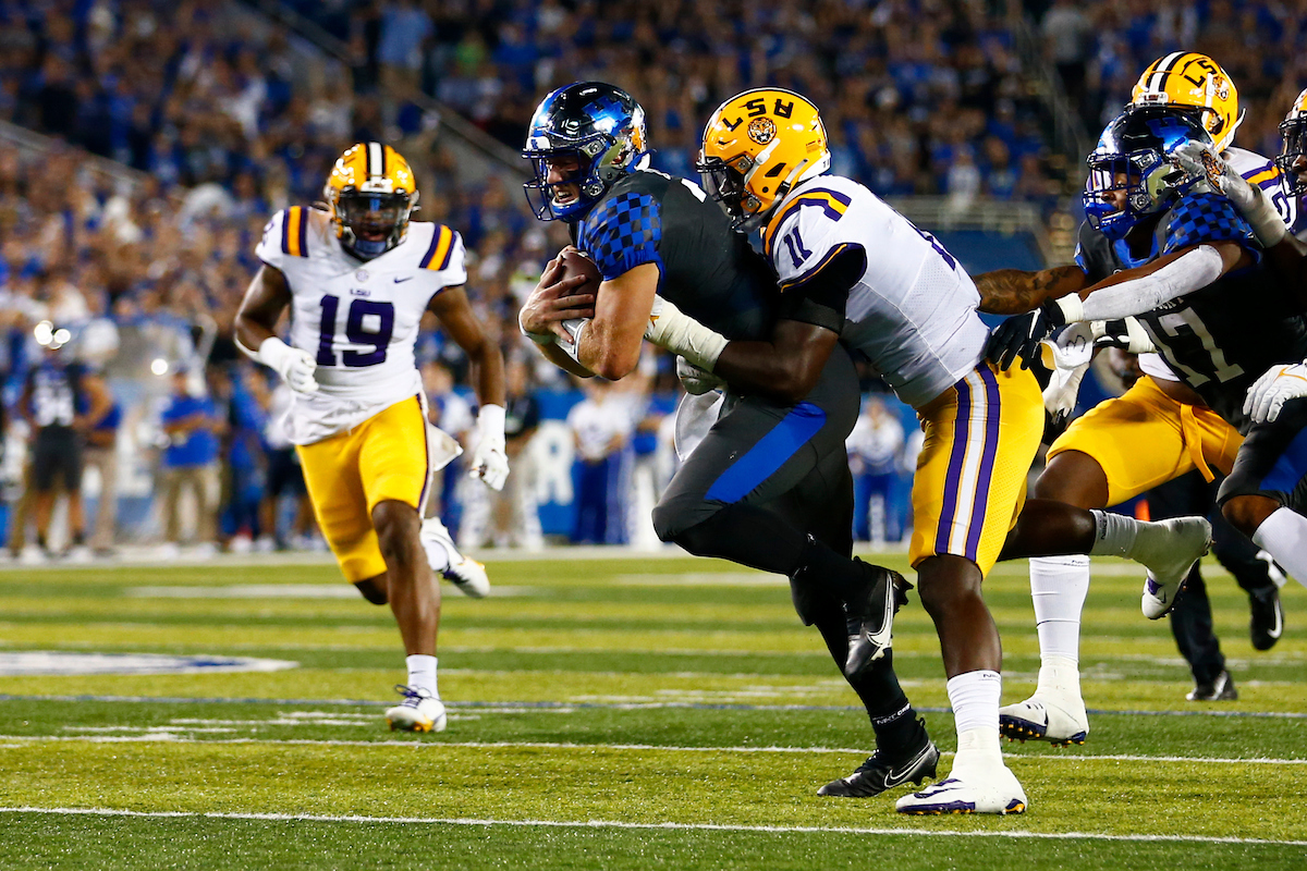 Will Levis. 

UK beat LSU 42-21.

Photo By Barry Westerman | UK Athletics