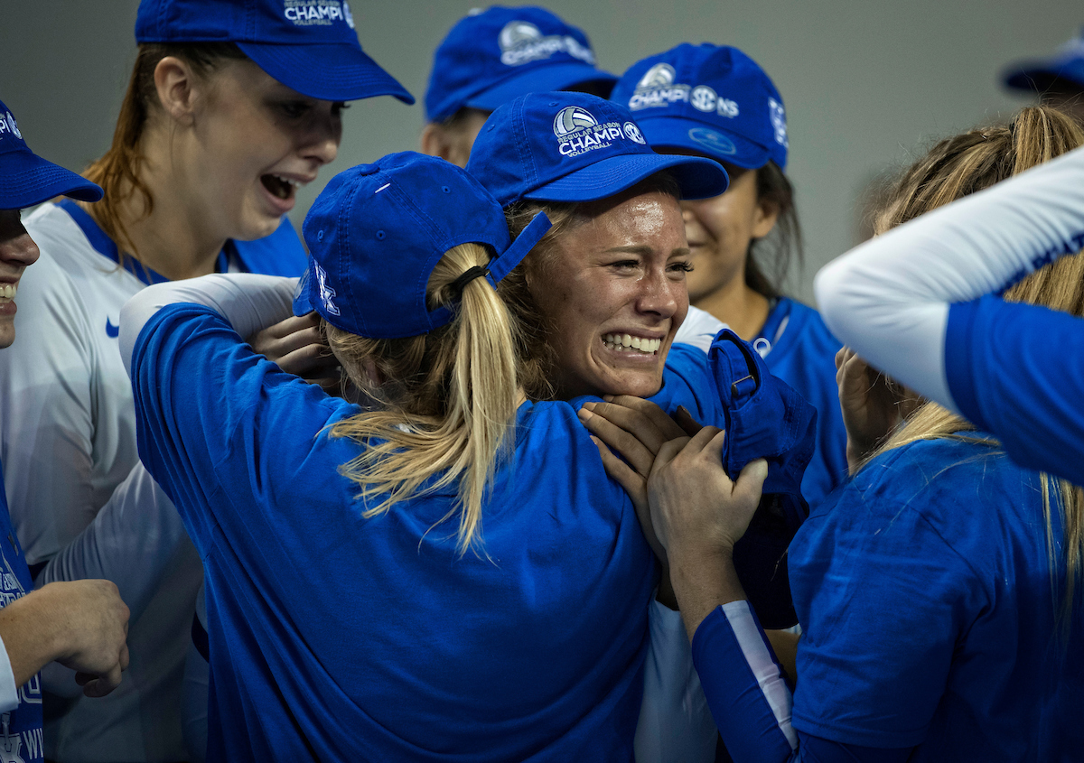 as Kentucky defeated  Auburn 3-0 on November 24, 2018.  Photo by Mark Cornelison | UKphoto