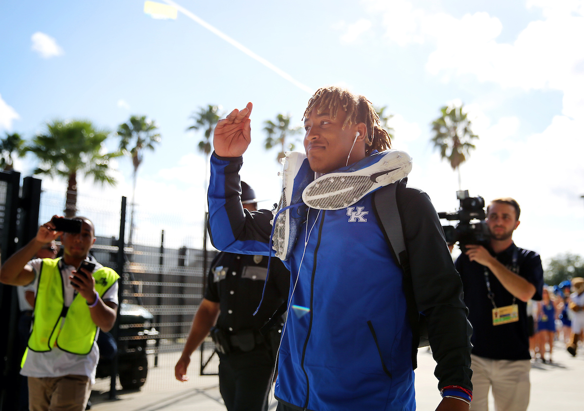 Benny Snell
The UK Football team beat Penn State 27-24 in the Citrus Bowl. 

Photo by Britney Howard  | UK Athletics