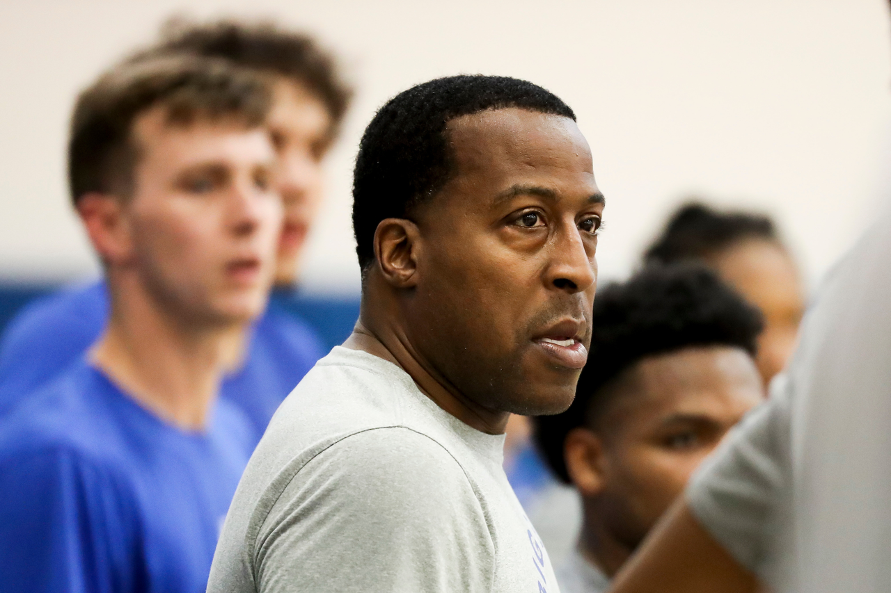 Chin Coleman.

Summer practice.

Photo by Chet White | UK Athletics