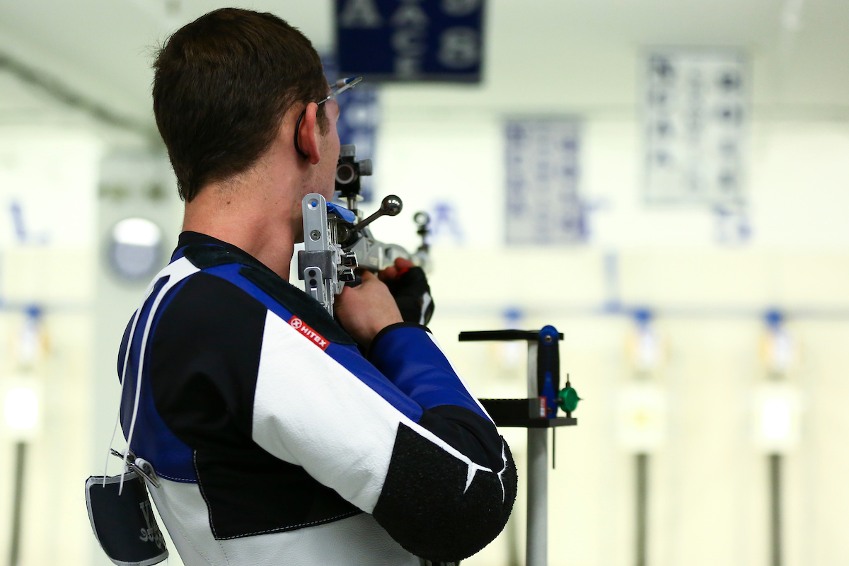 Mason Hamilton.

UK Rifle v Akron.

Photo by Grace Bradley | UK Athletics