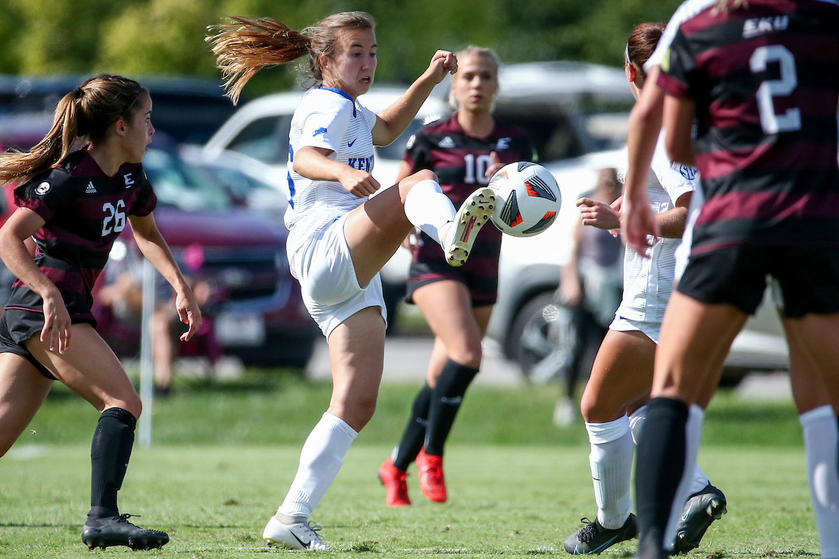 Emma Nicholson.

Kentucky beats Eastern Kentucky University 6 - 0.

Photo by Sarah Caputi | UK Athletics