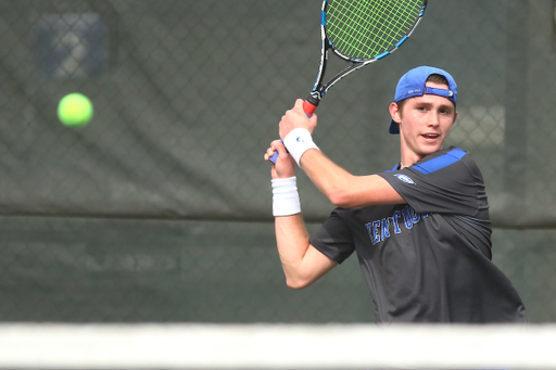 Austin Hussey.

The University of Kentucky men's tennis team beats Northern Illinois on Sunday, February 25, 2018 at Boone Tennis Center in Lexington, Ky.

Photo by Quinn Foster I UK Athletics