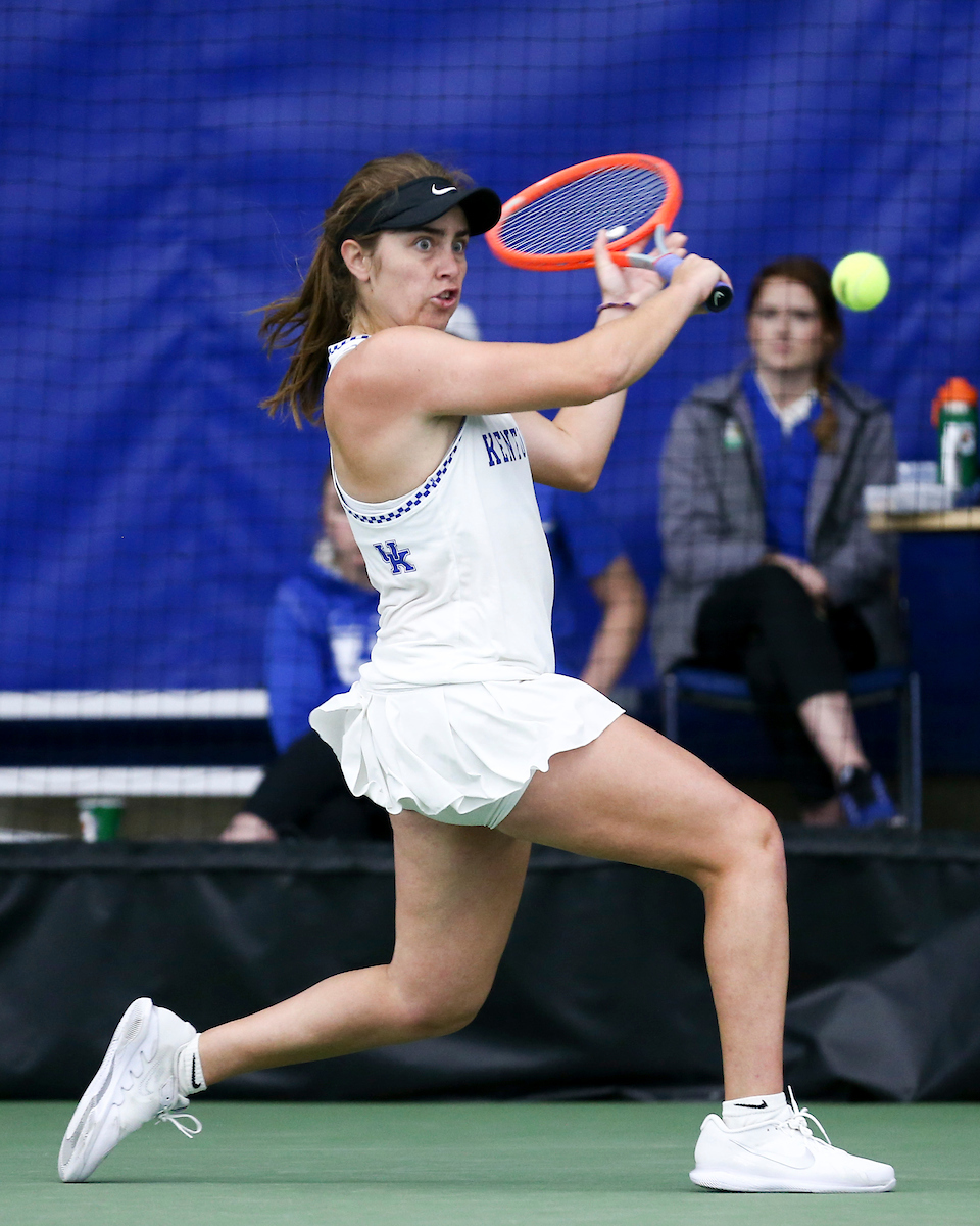 Florencia Urrutia.

Kentucky loses to Vanderbilt 6-1.

Photo by Grace Bradley | UK Athletics