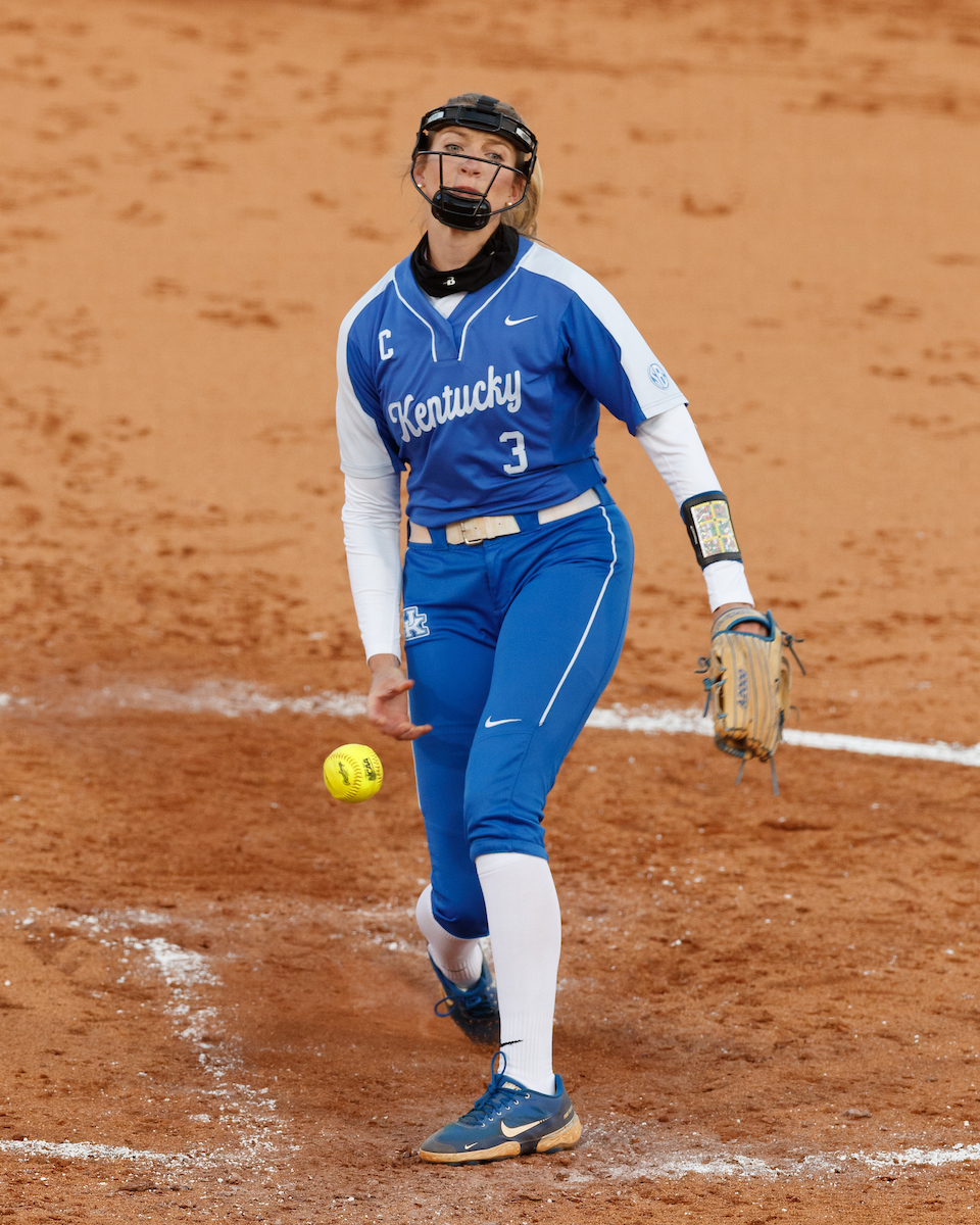 GRACE BAALMAN.

Kentucky beats UofL 6-5.

Photo by Elliott Hess | UK Athletics