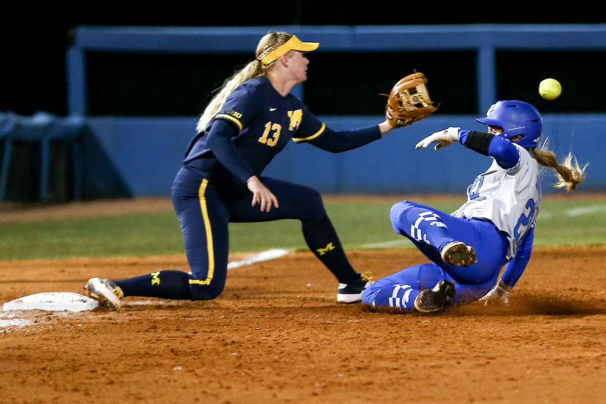 Erin Coffel.

Kentucky beats Michigan 9-2.

Photo by Grace Bradley | UK Athletics