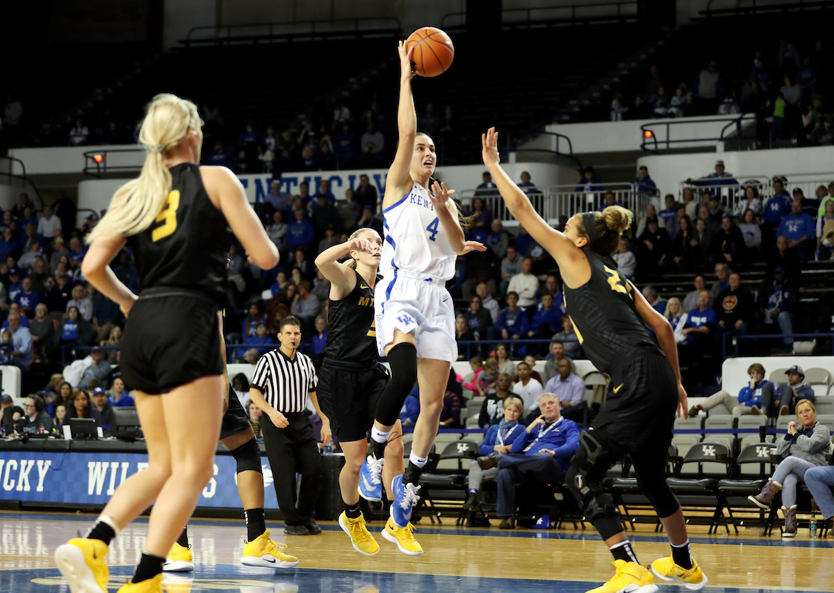 Maci Morris 

The UK Women's Basketball team beats Mizzou. 

Photo by Britney Howard  | UK Athletics