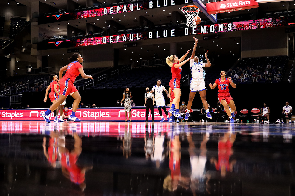 Keke McKinney.  

Kentucky loses to DePaul 86-82.

Photo by Eddie Justice | UK Athletics