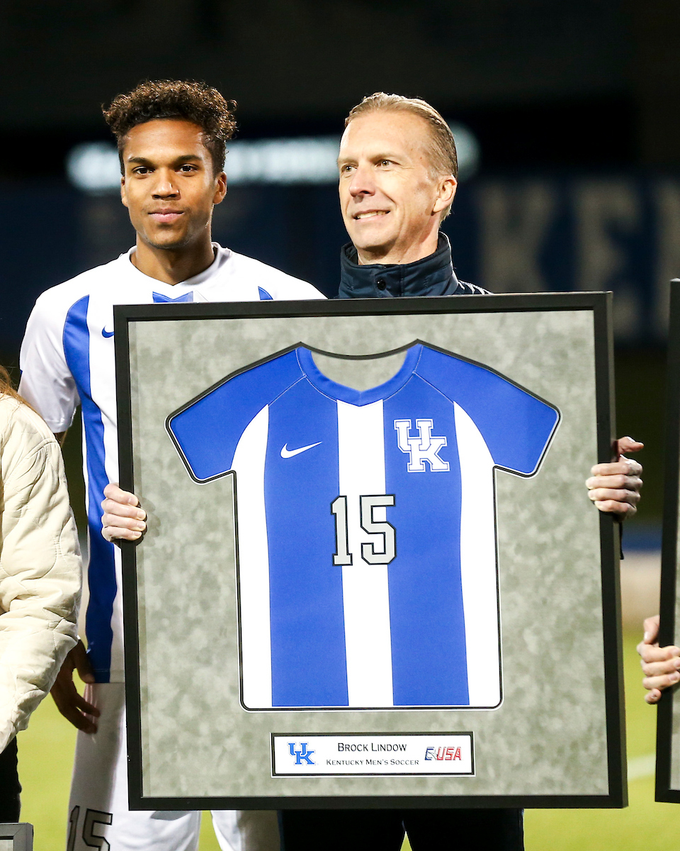 Brock Lindow.

Kentucky MSOC Recognizes 14 Seniors.

Photo by Grace Bradley | UK Athletics