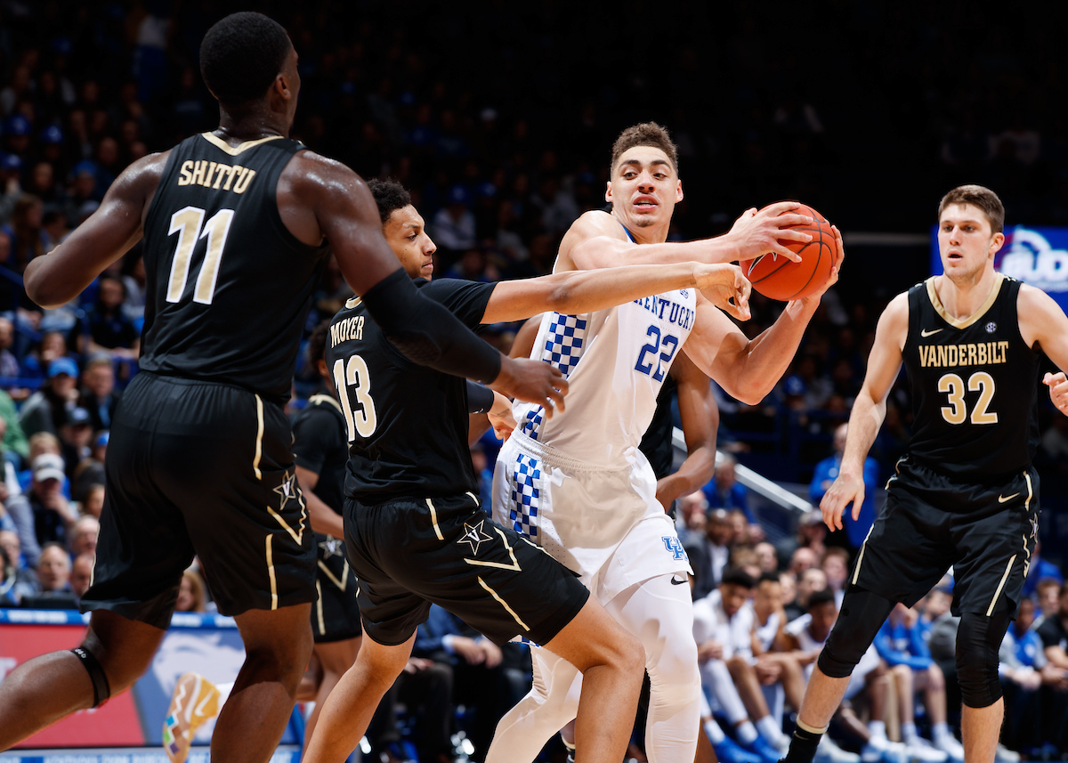 Reid Travis.

The University of Kentucky men's basketball team beats Vandy, 56-47. 


Photo by Elliott Hess | UK Athletics