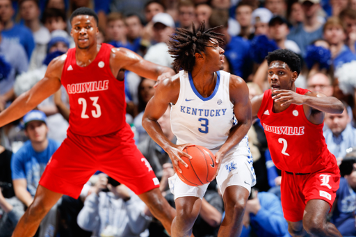 Tyrese Maxey.

UK beat UofL 78-70.


Photo by Elliott Hess | UK Athletics