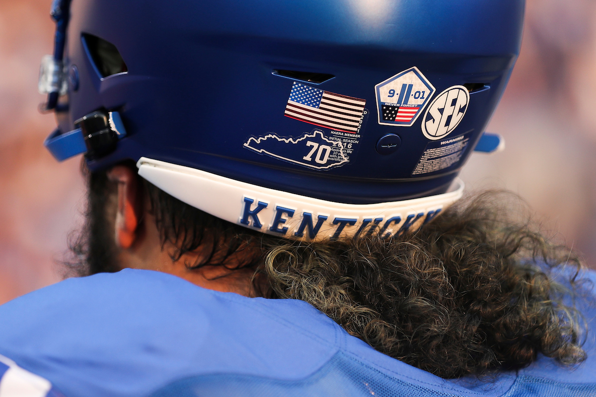 Darian Kinnard.

Kentucky beat Missouri 35-28.

Photos by Chet White | UK Athletics