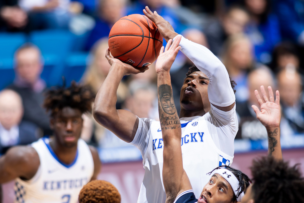 Ashton Hagans.

Kentucky beat Mount St. Mary’s 82-62.

Photo by Chet White | UK Athletics