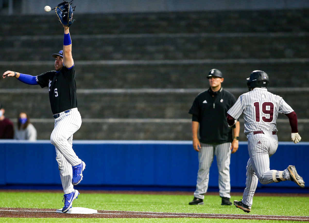TJ Collett. 

Kentucky defeats Bellarmine 12-0. 

Photo by Eddie Justice | UK Athletics