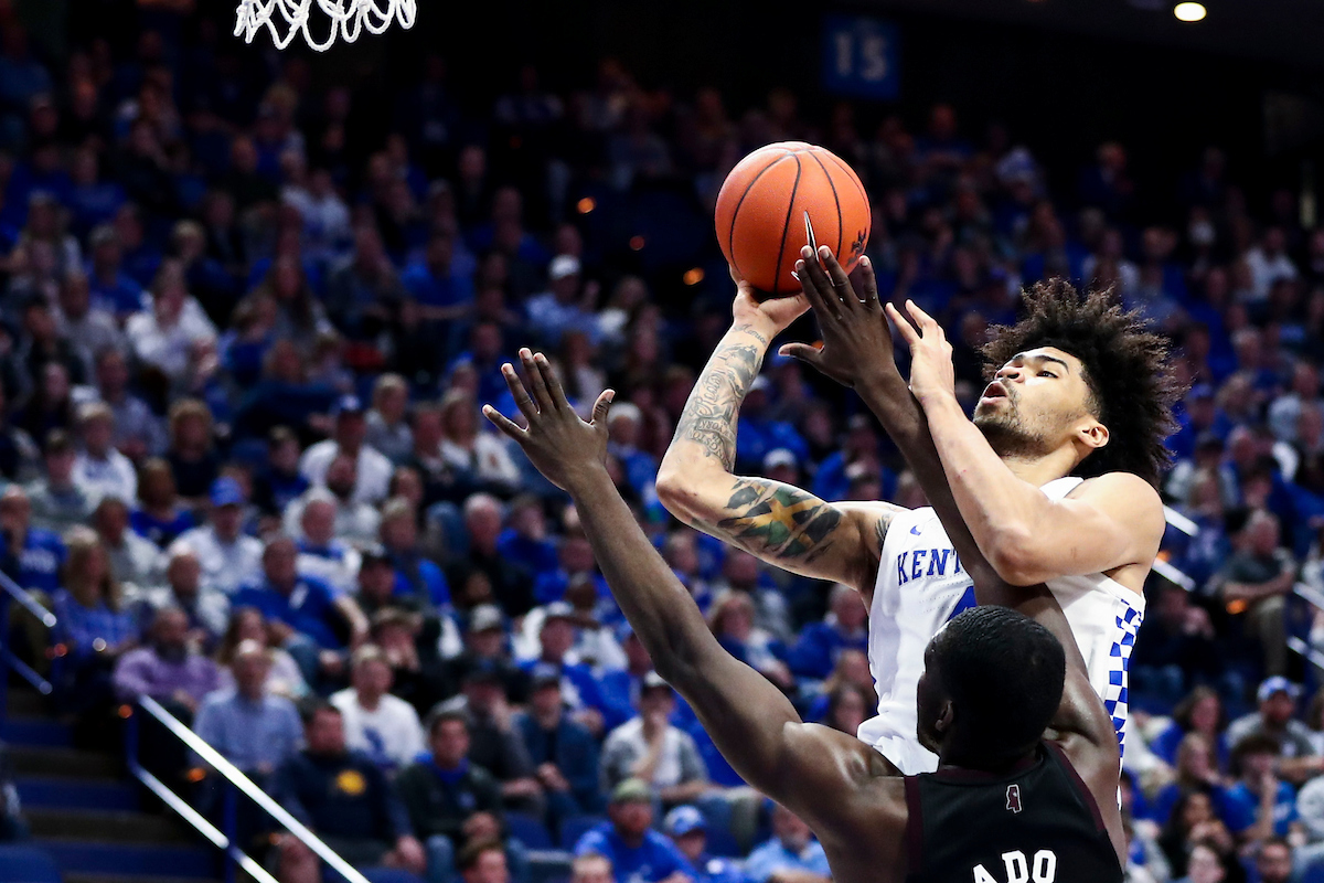 Nick Richards.

Kentucky beat Miss St. 80-72.

Photo by Chet White | UK Athletics