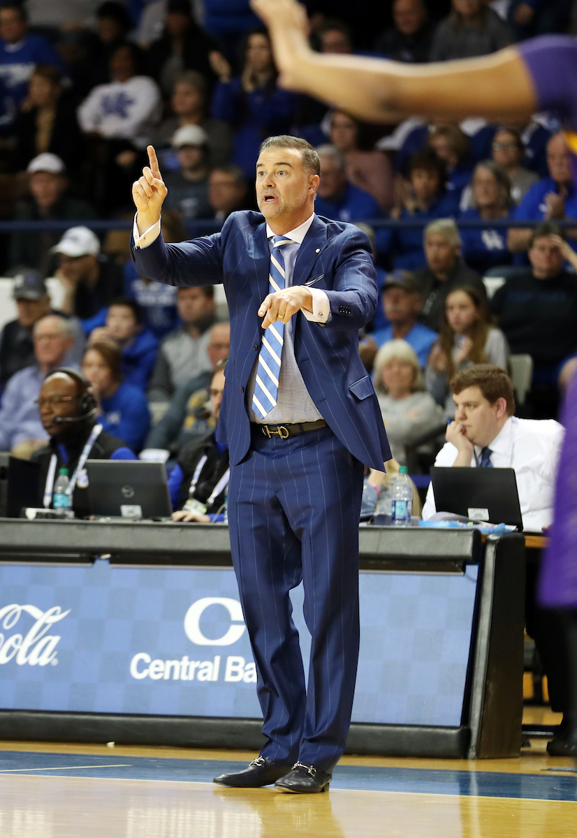 Matthew Mitchell 

The UK Women's Basketball team beat LSU on Senior Day on Sunday, February 24, 2019.

Photo by Britney Howard | UK Athletics