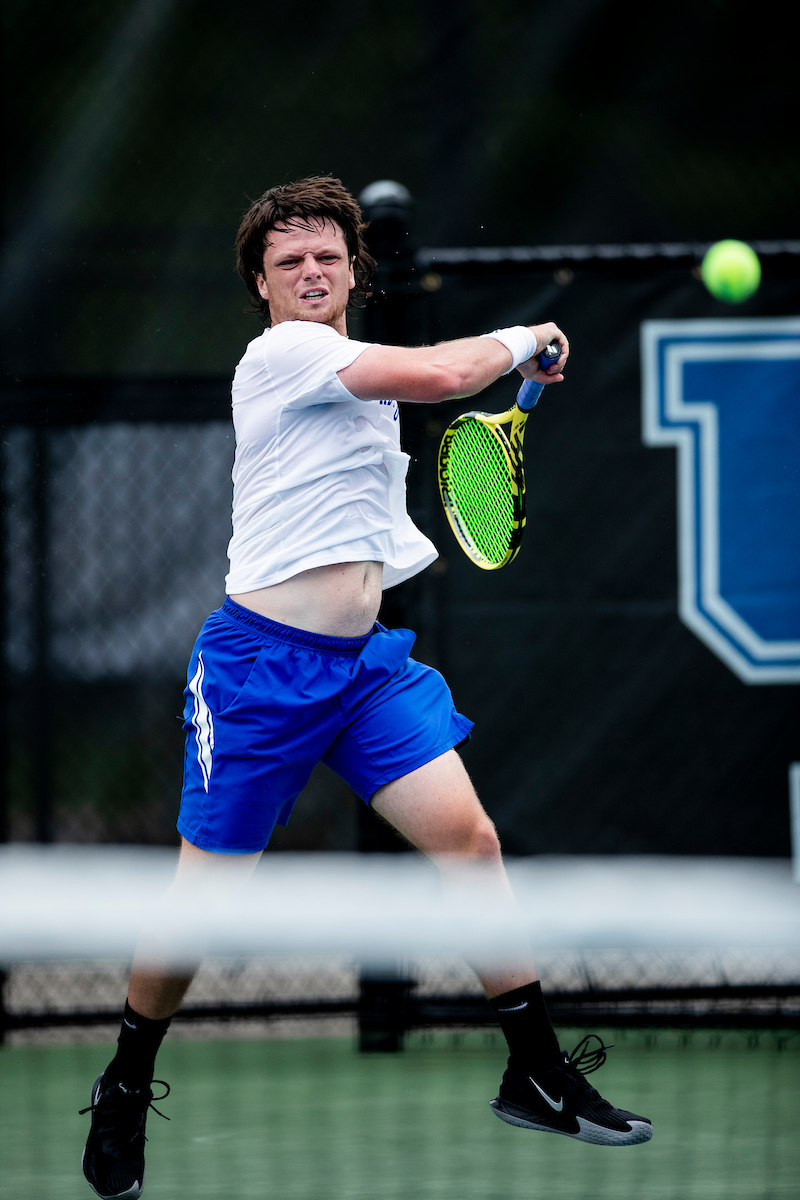 JJ Mercer.

Kentucky beat DePaul 4-0 in the first round of the 2022 NCAA Men’s Tennis Tournament.

Photo by Elliott Hess | UK Athletics