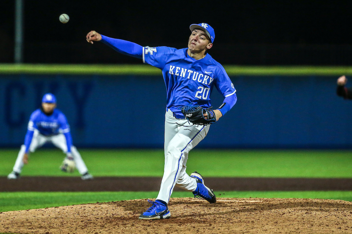 Mason Moore.

Kentucky loses to Georgia 2-4.

Photo by Sarah Caputi | UK Athletics