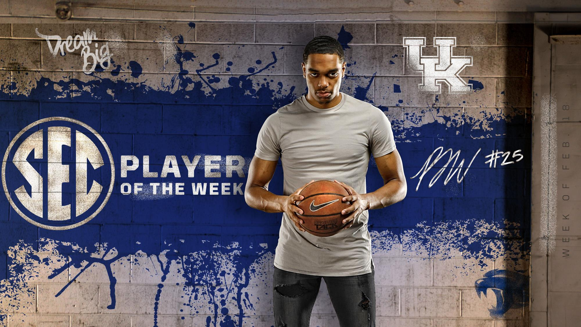 Washington Named SEC Player of the Week for Second Time