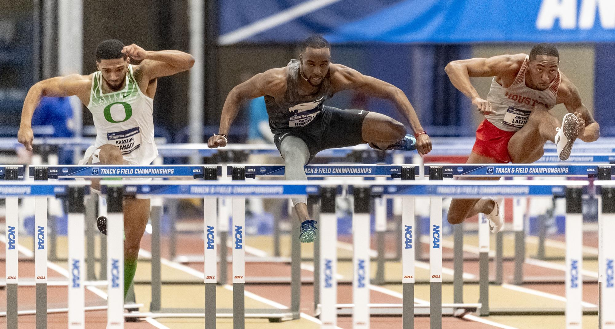 Daniel Roberts Runs 2nd Fastest NCAA Indoor Hurdles Time Ever