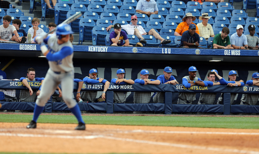 The baseball team loses to Auburn 4-3 in the first game of the SEC Tournament on Tuesday, May 22, 2018. 

Photo by Britney Howard | UK Athletics