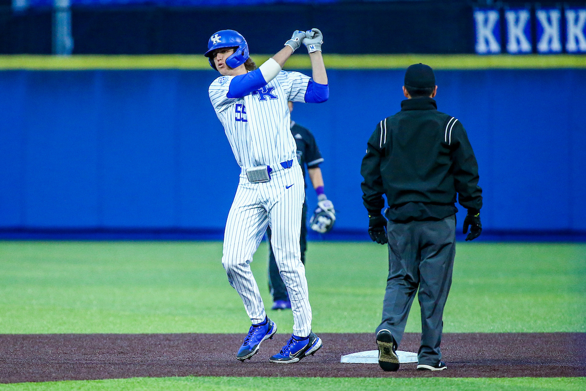 Adam Fogel.

Kentucky defeats High Point 9-5.

Photo by Sarah Caputi | UK Athletics