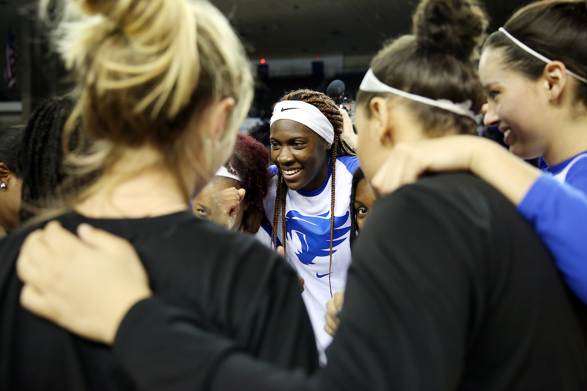 Rhyne Howard

The UK women's basketball team falls to Texas A&M on Thursday, November 28, 2019.

Photo by Britney Howard | UK Athletics