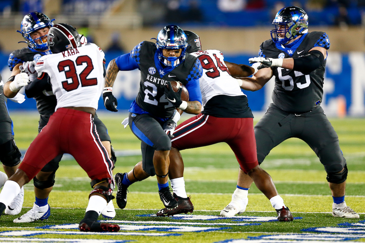 Chris Rodriguez Jr. 

Kentucky beats South Carolina, 41-18. 

Photo By Barry Westerman | UK Athletics