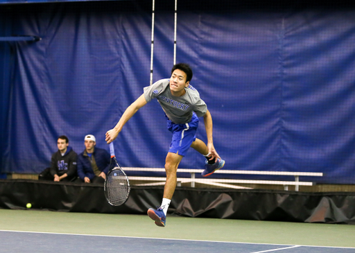 Ryo Matsumura.

University of Kentucky men's tennis hosts Duke.

Photo by Maddie Baker | UK Athletics