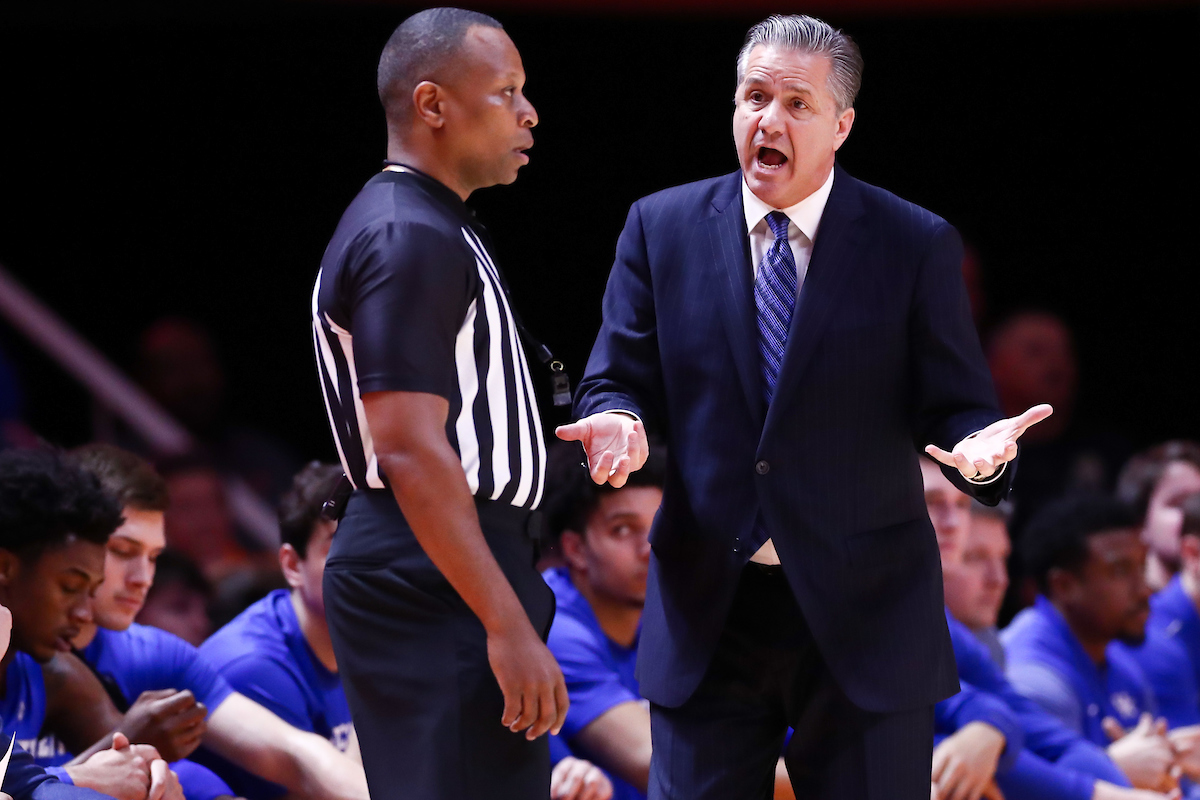 John Calipari.

Kentucky beat Tennessee, 77-64.

Photo by Elliott Hess | UK Athletics