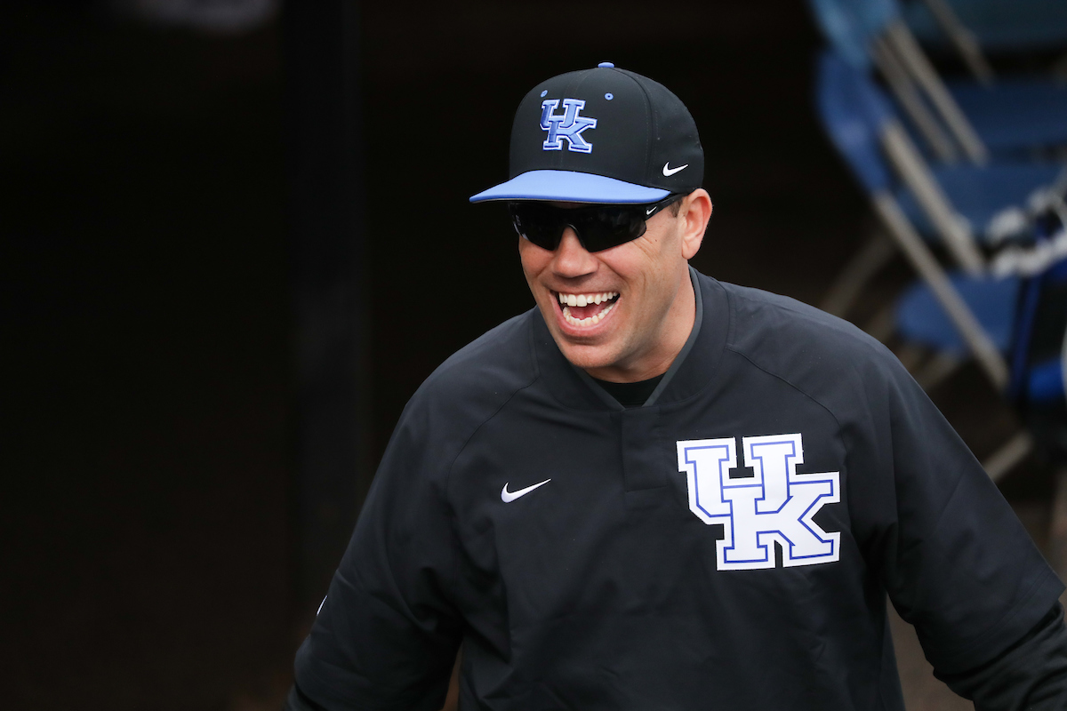 Coach MINGIONE.

The University of Kentucky baseball team beats Oakland 15-6 on Sunday, February 25, 2018 at Cliff Hagen Stadium in Lexington, Ky.

Photo by Elliott Hess | UK Athletics