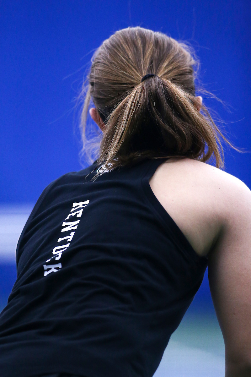 Florencia Urrutia.

Kentucky beats West Virginia 4-3.

Photo by Grace Bradley | UK Athletics