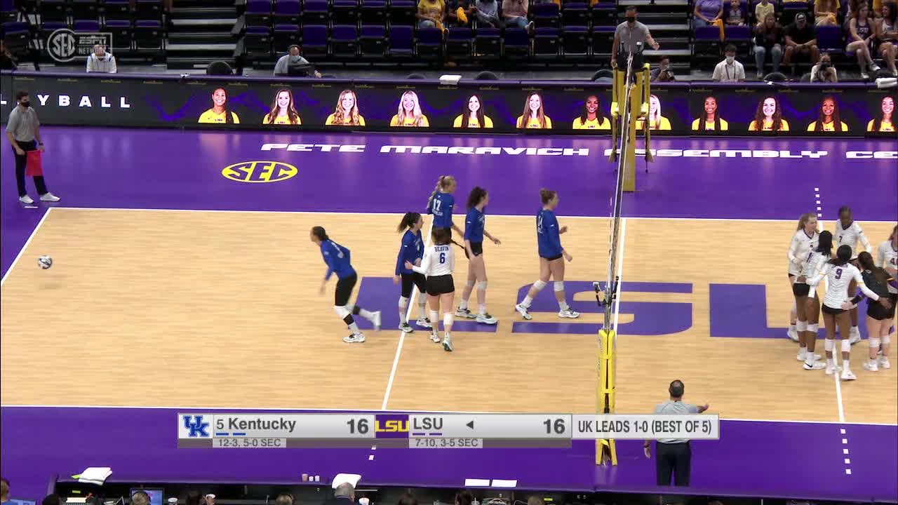 VB: Kentucky 3, LSU 0