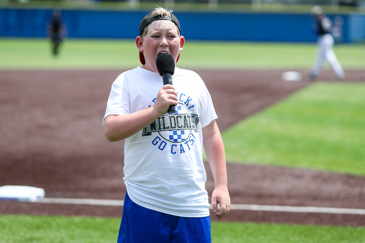 Play Ball Kid.

Kentucky beats Auburn 6-3.

Photo by Sarah Caputi | UK Athletics