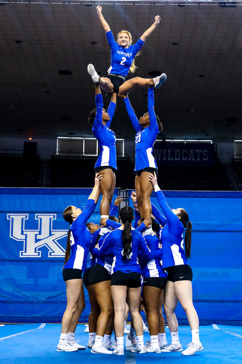 Baylee Klees.Kentucky Stunt sweeps Ashland in a doubleheader.Photo by Eddie Justice | UK Athletics