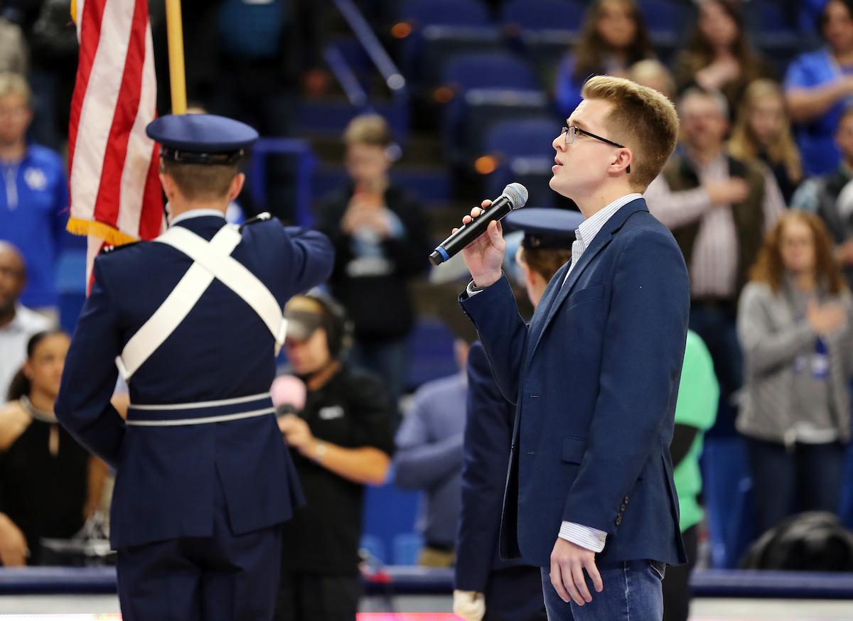 National Anthem


Women's Basketball beats Virginia 63-51 at Rupp Arena on Thursday, November 15, 2018.

Photo by Britney Howard  | UK Athletics