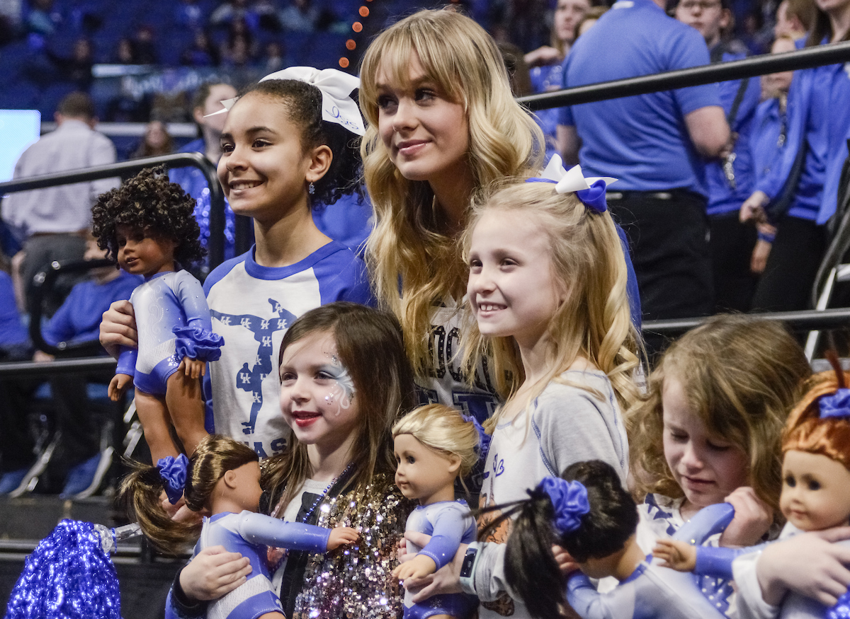 Devore Ledridge. Fans.

The University of Kentucky gymnastics team beats Arkansas with a winning score of 195.275 on Excite Night

Photo by Eddie Justice | UK Athletics