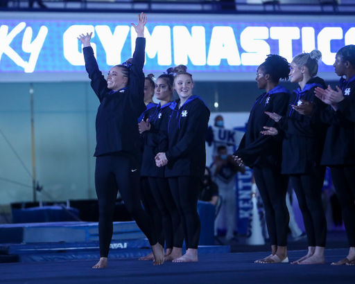 Shealyn Luksik.

Kentucky defeats Mizzou 197.450-196.875.

Photo by Sarah Caputi | UK Athletics