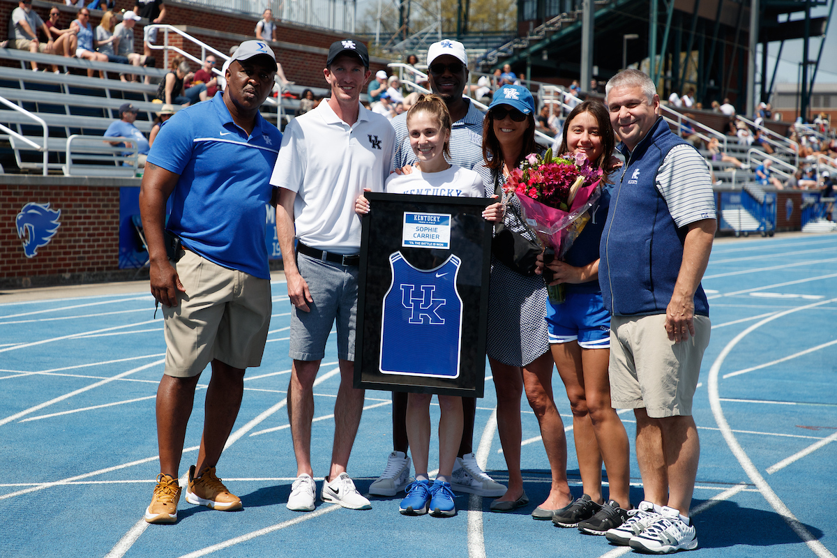 Sophie Carrier.

Day two of the Kentucky Invitational. Senior Day.

Elliott Hess | UK Athletics