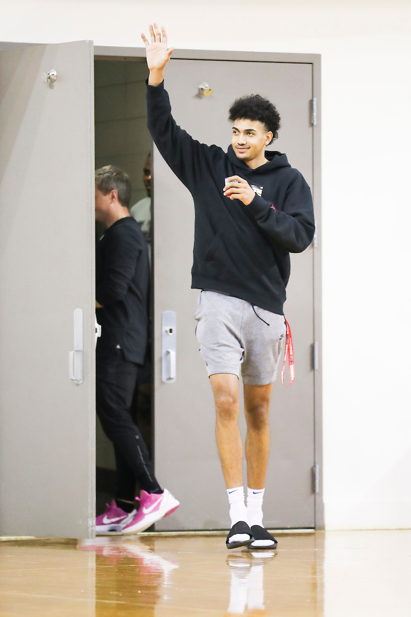 Jacob Toppin.

Coach Cal Women’s Clinic.

Photos by Chet White | UK Athletics