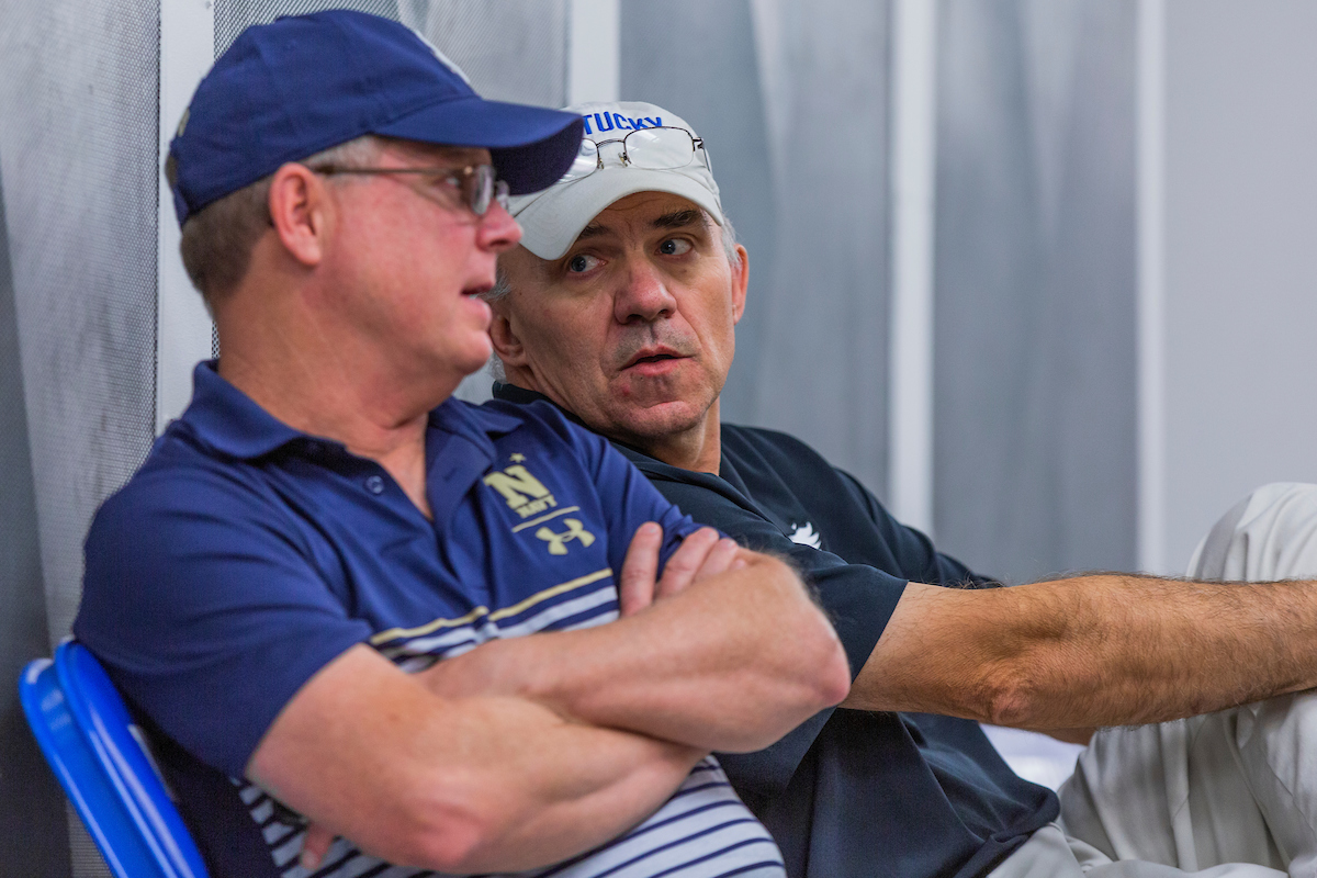 Harry Mullins. 

Kentucky Rifle vs the Navy. 

Photo by Grant Lee | UK Athletics