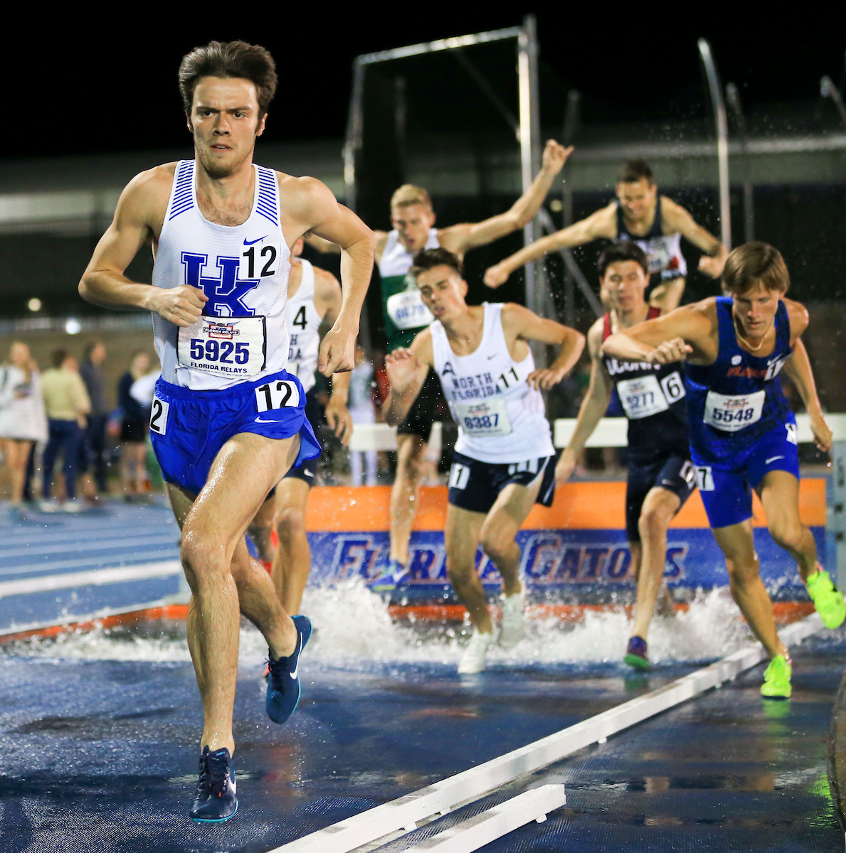 during the Pepsi Florida Relays at James G. Pressly Stadium on Friday, March 29, 2019 in Gainesville, Fla. (Photo by Matt Stamey)