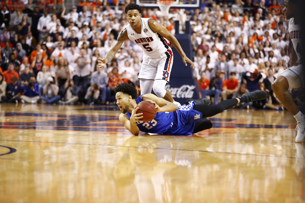 Kentucky beat Auburn 82-80 at Auburn Arena in Auburn, AL., on Saturday, January 19, 2019.

Photo by Chet White | UK Athletics